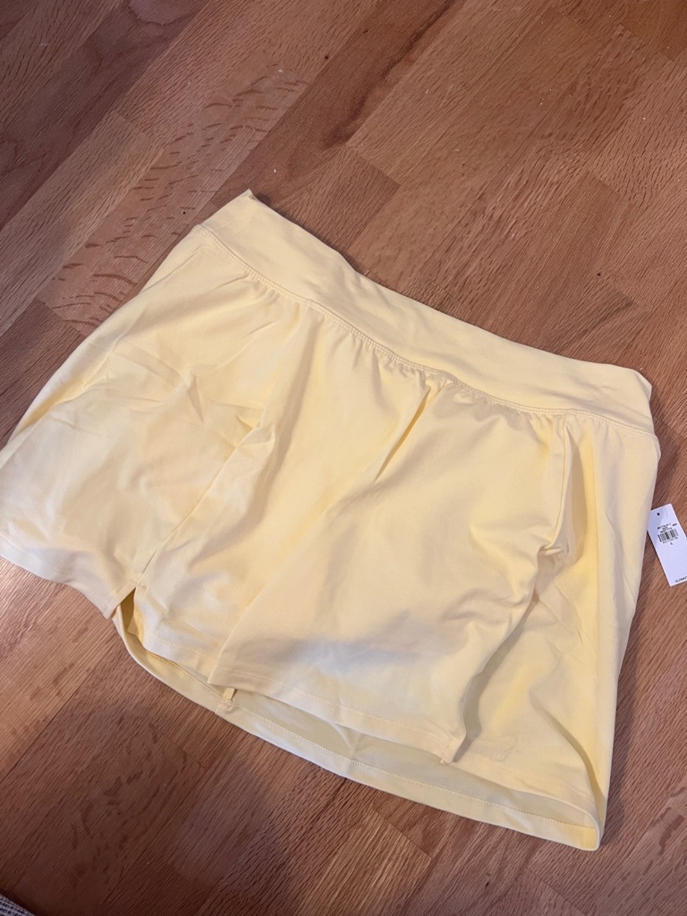Women's Yellow Active Skort Shorts